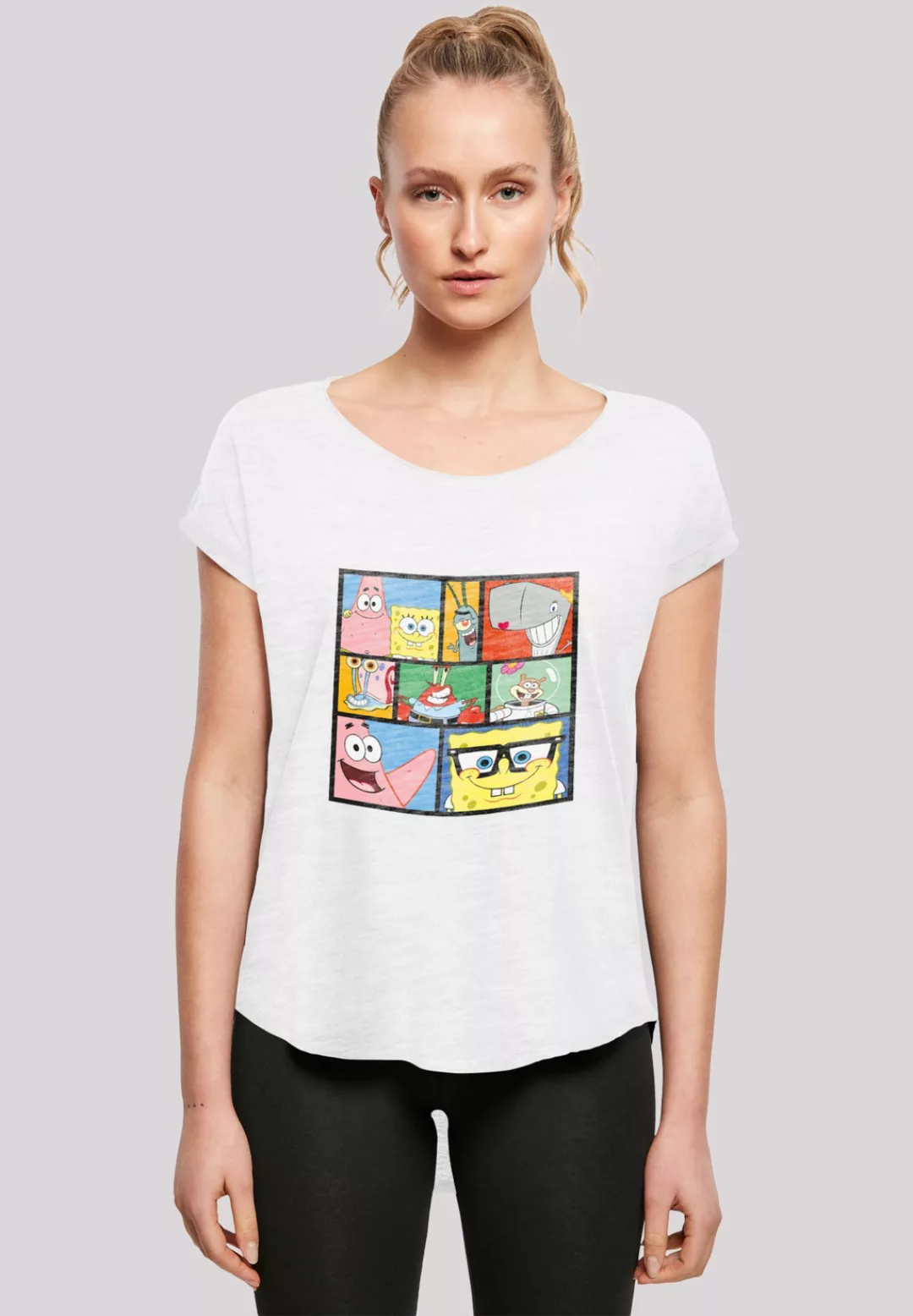 F4NT4STIC T-Shirt "Spongebob Schwammkopf Collage", Print günstig online kaufen