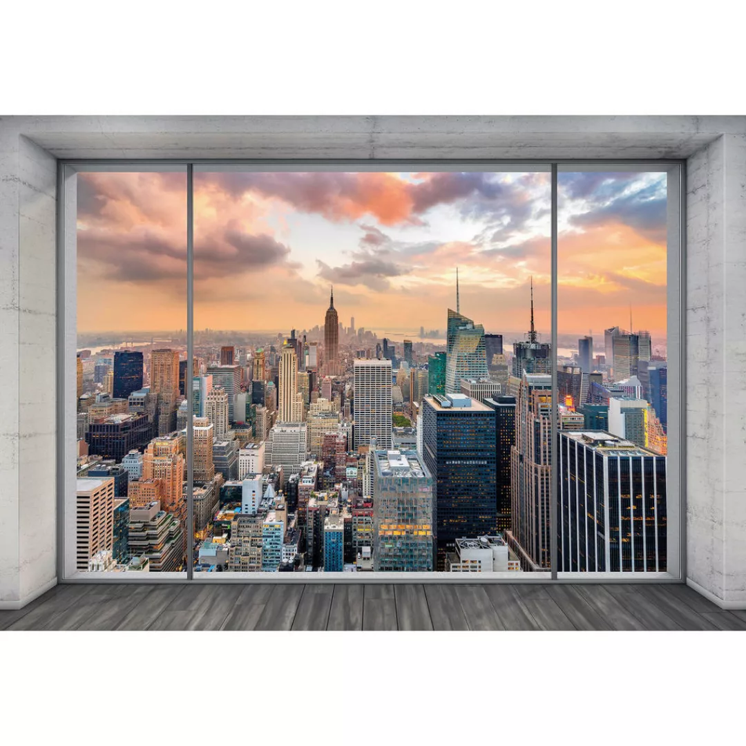 Komar Fototapete NYC Outlook Stadt B/L: ca. 368x248 cm günstig online kaufen