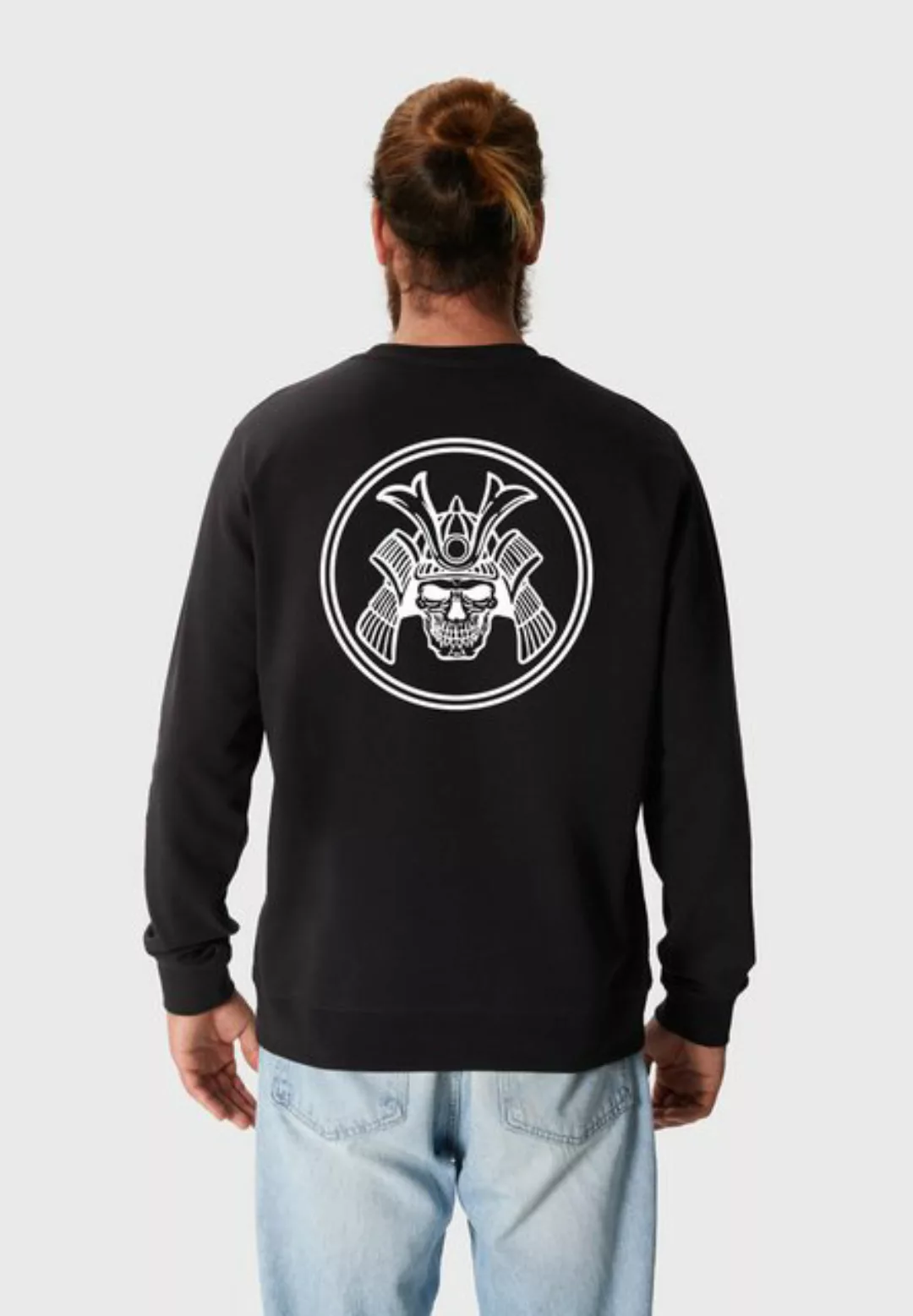 Oldskull Sweatshirt Basic Samurai Backprint Logo günstig online kaufen