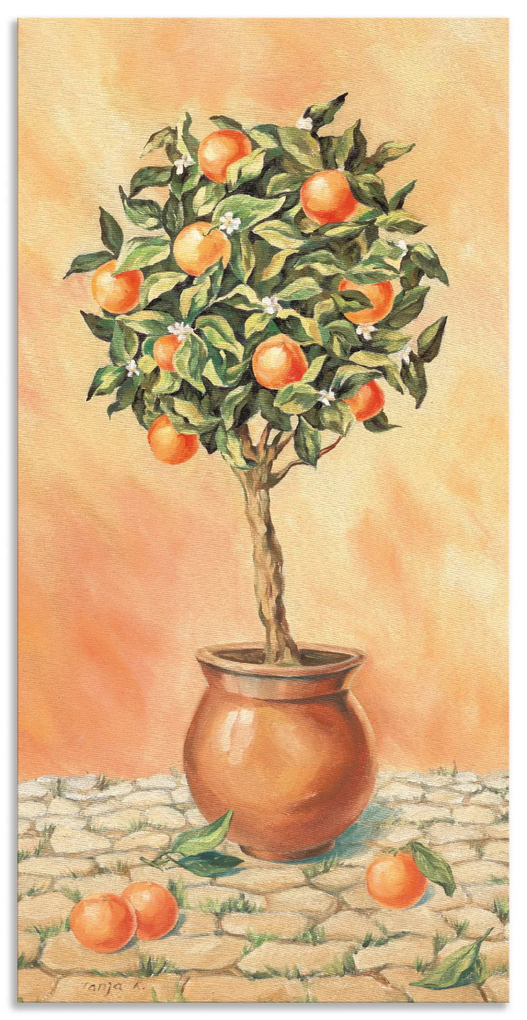 Artland Wandbild "Orangenbaum I", Pflanzen, (1 St.), als Alubild, Outdoorbi günstig online kaufen