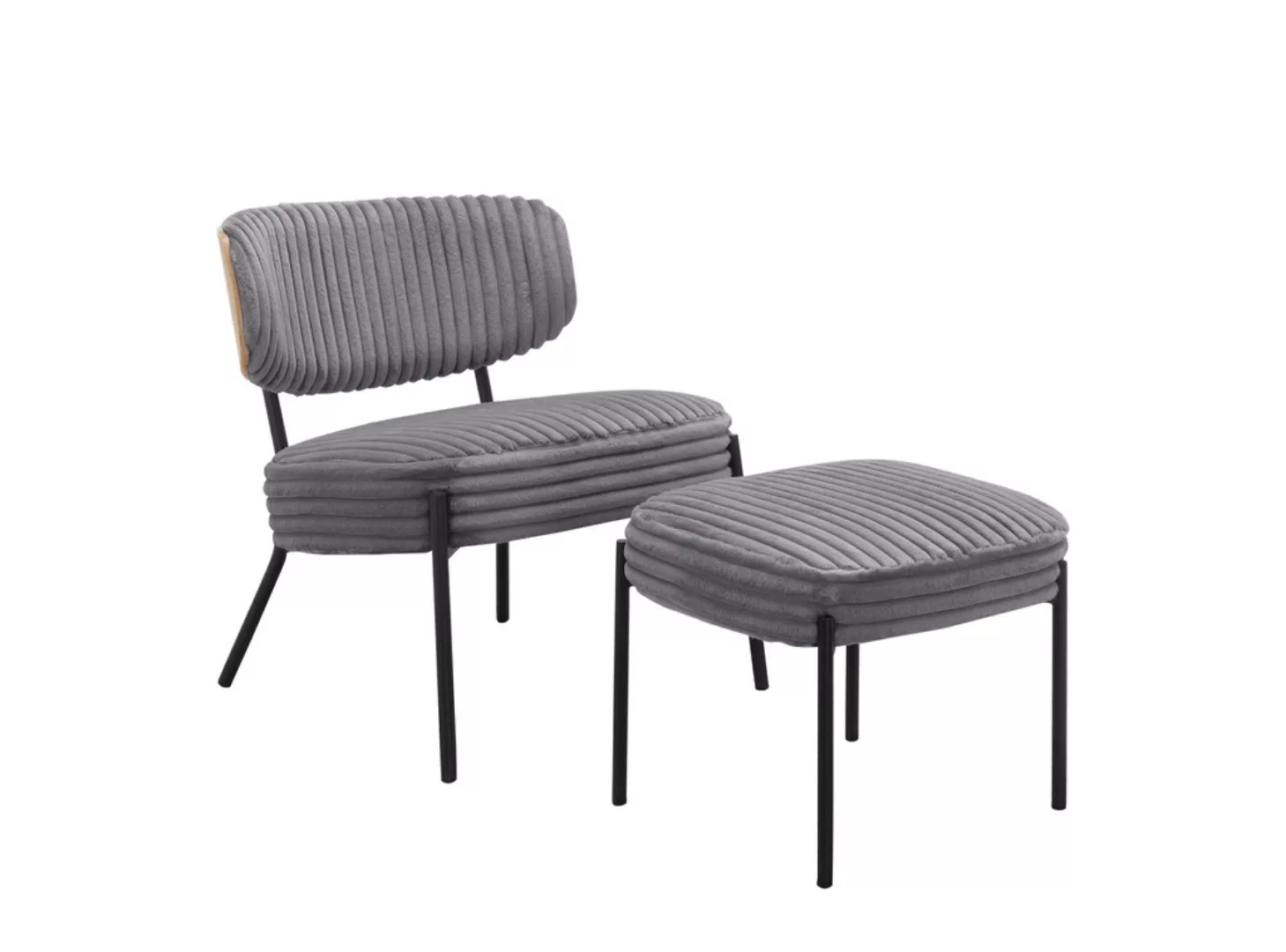 andas Loungesessel "Lovberg in Cord und Easycare-Bezug", eleganter Sessel m günstig online kaufen