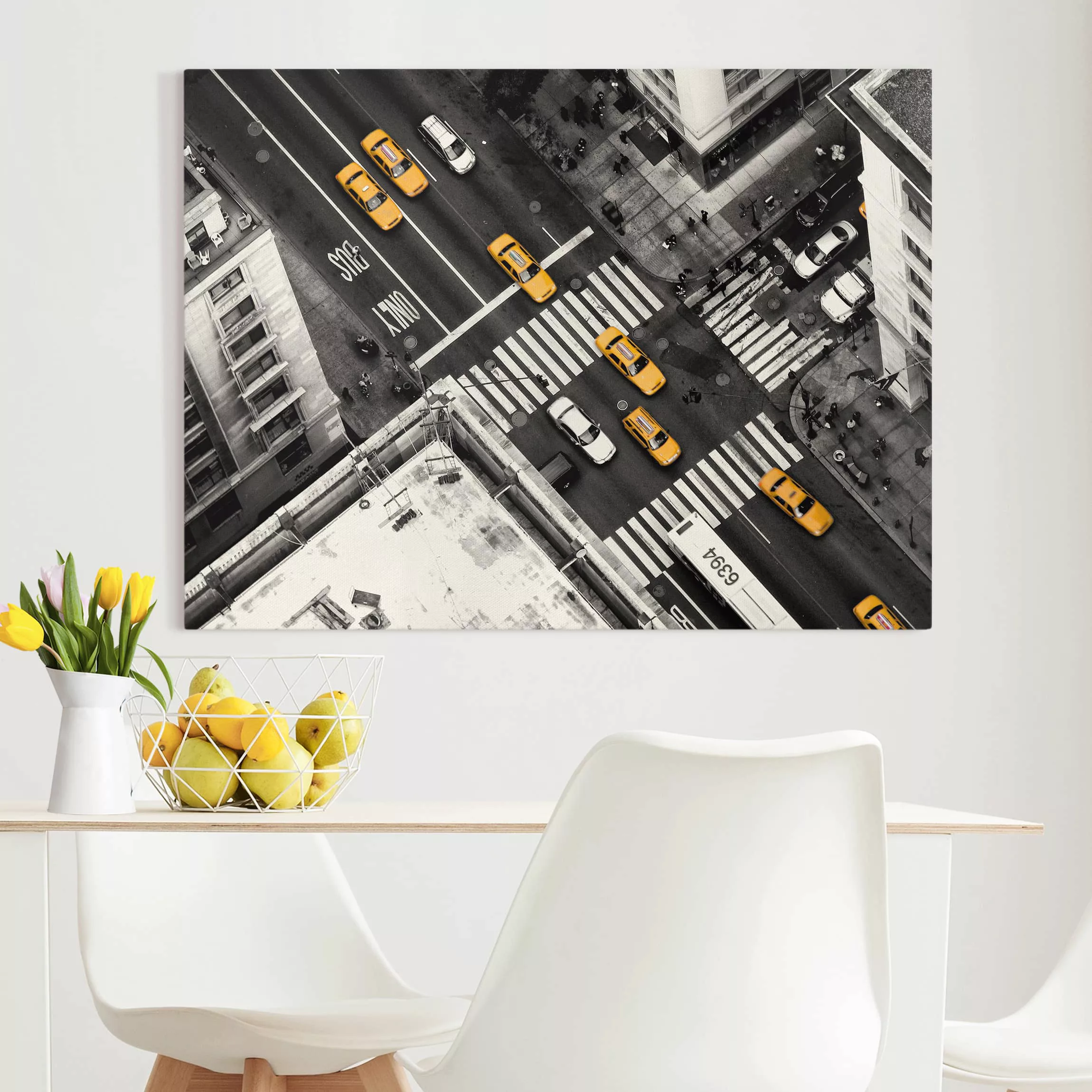 Leinwandbild New York - Querformat New York City Cabs günstig online kaufen