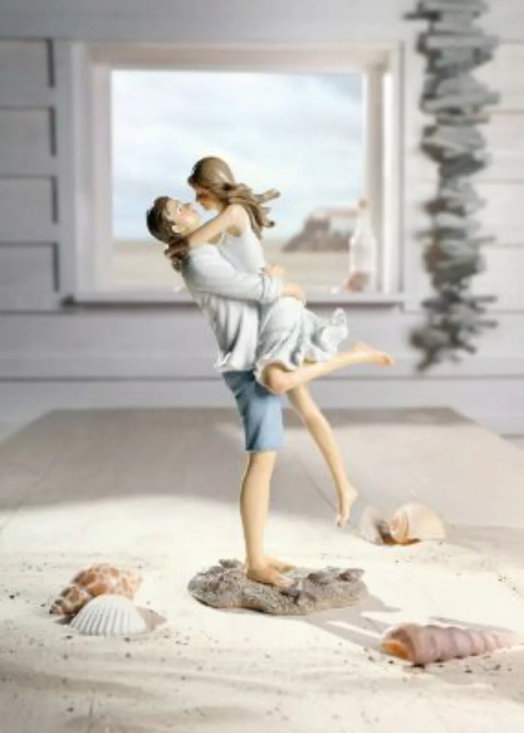 HOME Living Figuren Strandpaar Dekofiguren bunt günstig online kaufen