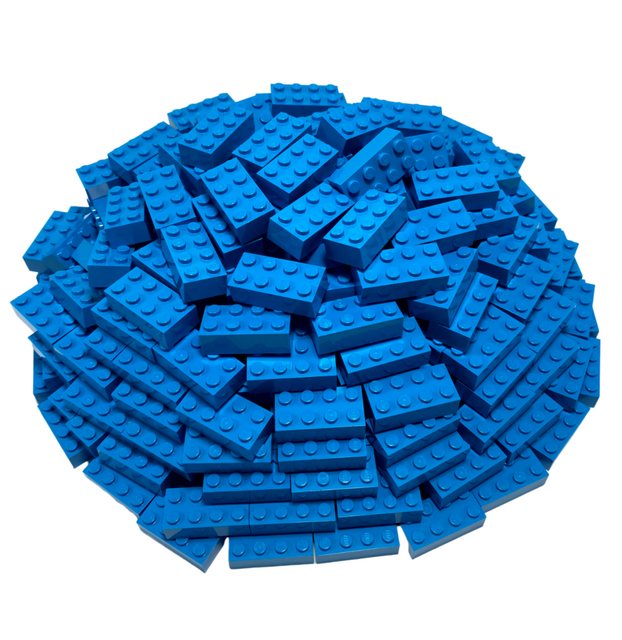 LEGO® Spielbausteine LEGO® 2x4 Steine Hochsteine Dunkelazur - 3001 NEU! Men günstig online kaufen