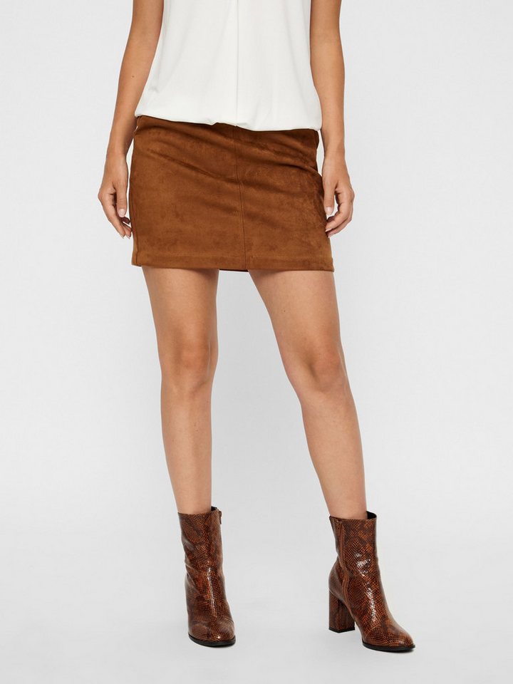 Vero Moda Sommerrock Velours Minirock Feiner Samt Nicki SKIRT VMDONNADINA 5 günstig online kaufen