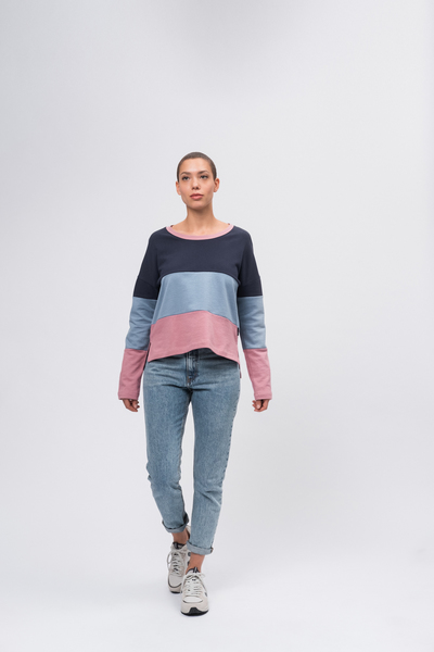 Boxy Sweatshirt #Block günstig online kaufen