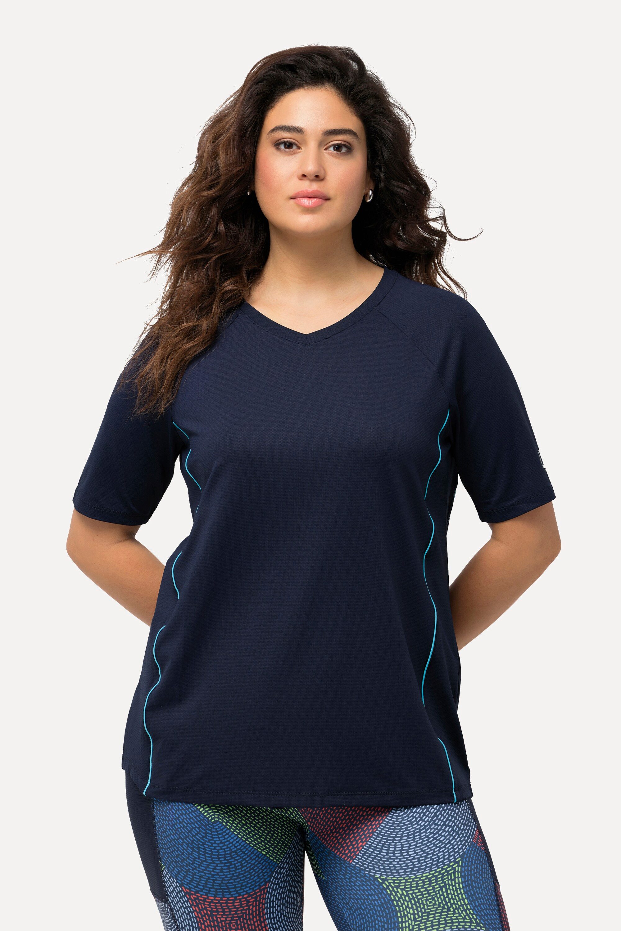 Ulla Popken T-Shirt T-Shirt UV-Schutz 50+ günstig online kaufen