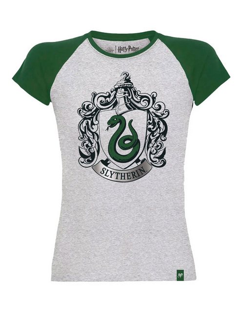 Harry Potter T-Shirt Slytherin Raglan günstig online kaufen