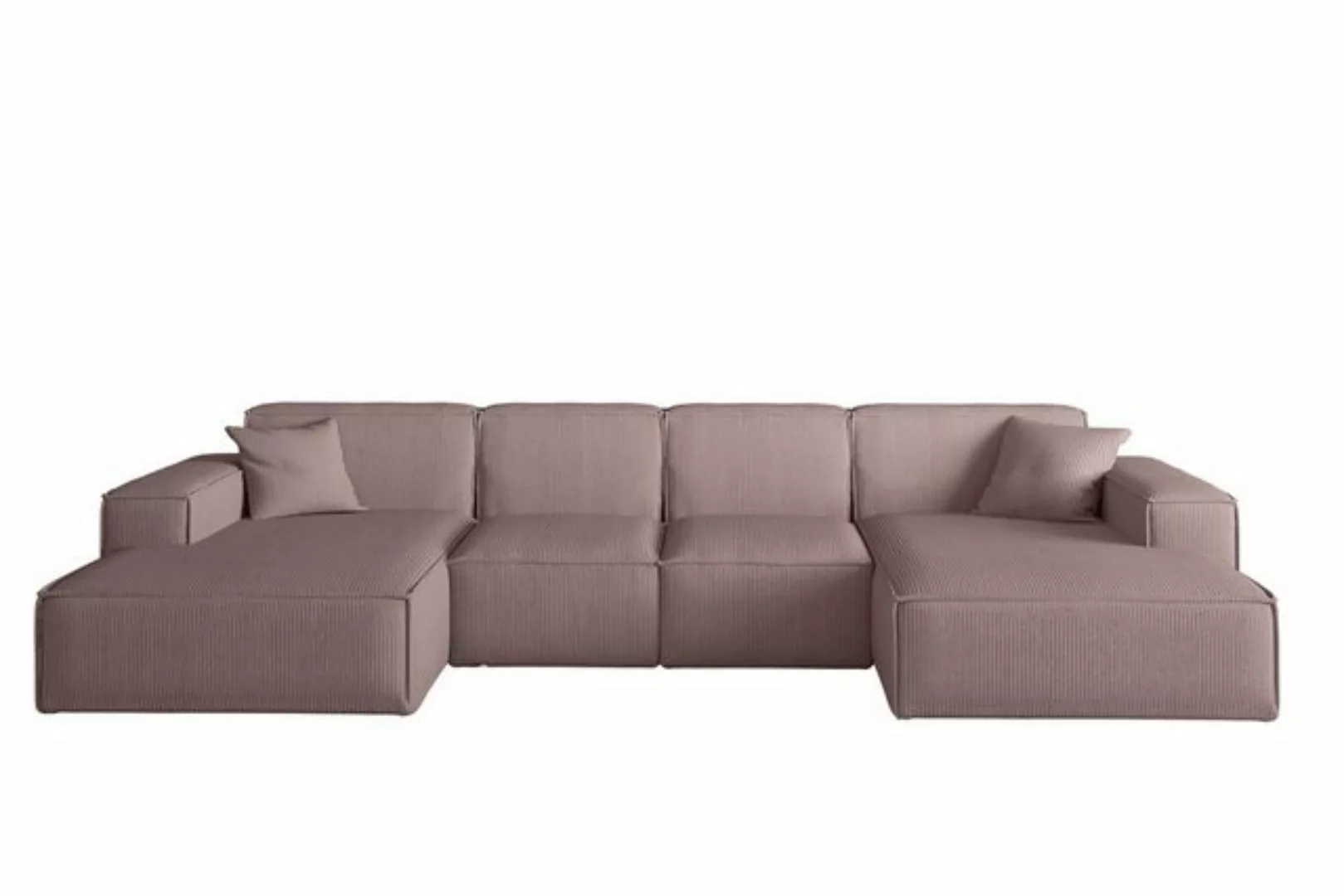 Fun Möbel Wohnlandschaft Sofa U-Form CELES PREMIUM XS in Stoff Scala, Breit günstig online kaufen