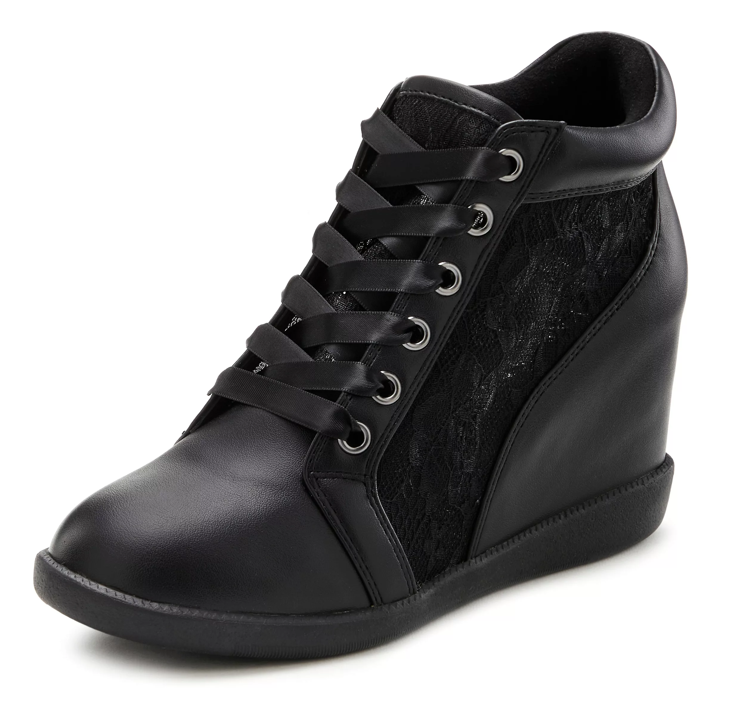 LASCANA Sneaker "Stiefelette,", Freizeitschuh, Halbschuh mit innenliegendem günstig online kaufen