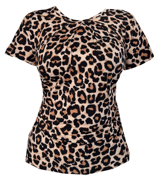 Passioni Print-Shirt mit Leopard Muster Leoparden Print günstig online kaufen