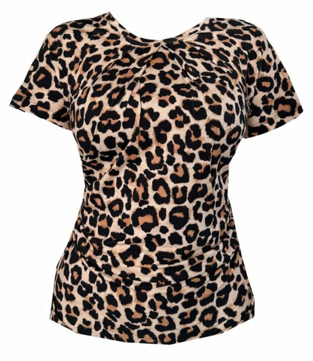Passioni Print-Shirt Leopard Print T-Shirt im lässigen Schnitt Leoparden Pr günstig online kaufen