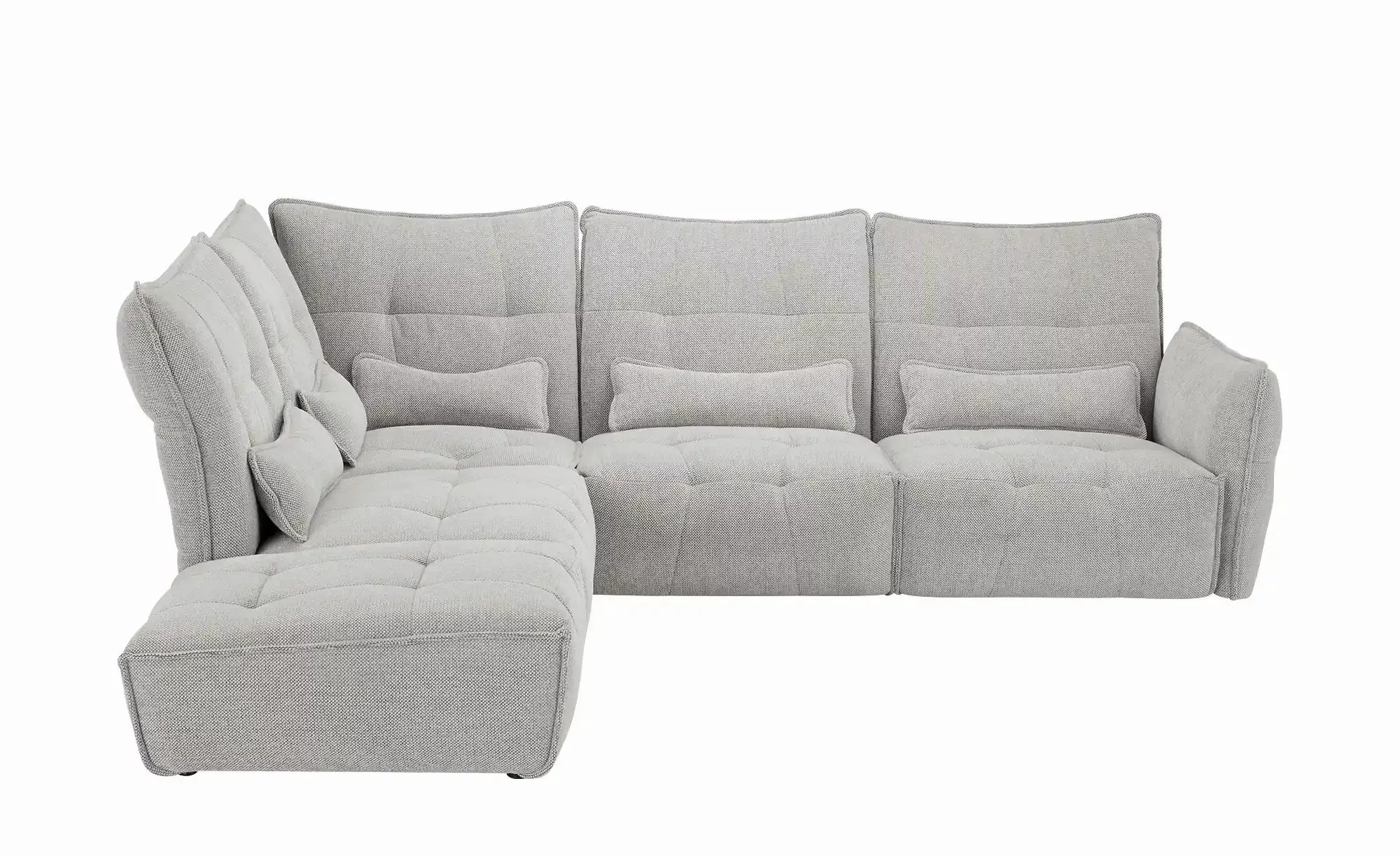 Ecksofa  Jeaneva ¦ grau ¦ Maße (cm): B: 275 H: 101 T: 320.0 Polstermöbel > günstig online kaufen