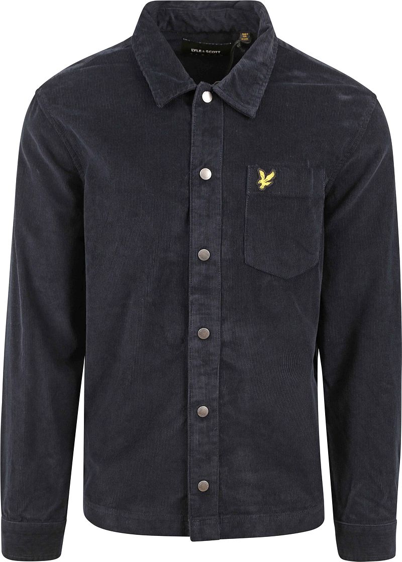 Lyle und Scott Overshirt Corduroy Navy - Größe XL günstig online kaufen