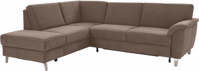 sit&more Ecksofa "Texel L-Form", mit Federkern, wahlweise mit Bettfunktion günstig online kaufen