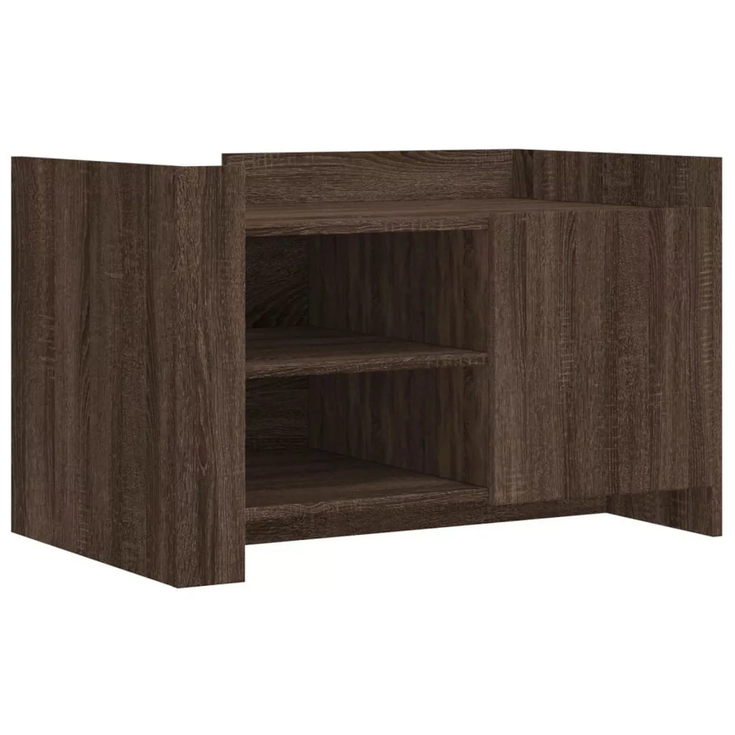 vidaXL Couchtisch Braun Eichen-Optik 80x50x50 cm Holzwerkstoff günstig online kaufen