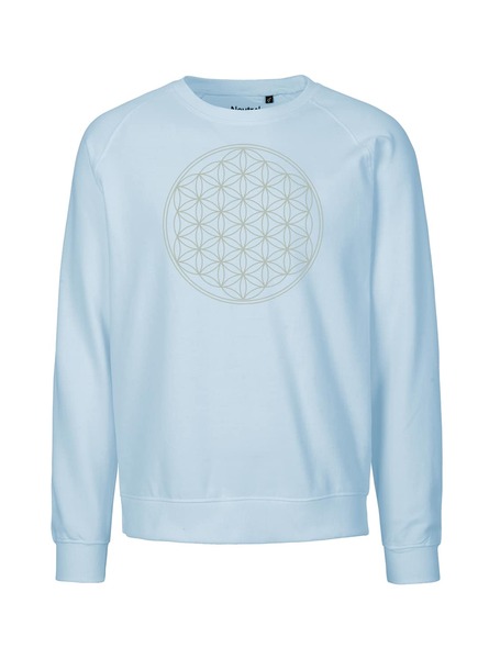 Bio Herren Sweatshirt Die Blume Des Lebens günstig online kaufen