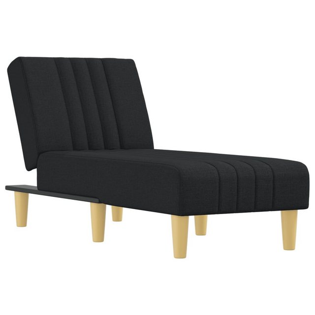 vidaXL Chaiselongue Chaiselongue Dunkelgrau Stoff, 1 Teile günstig online kaufen