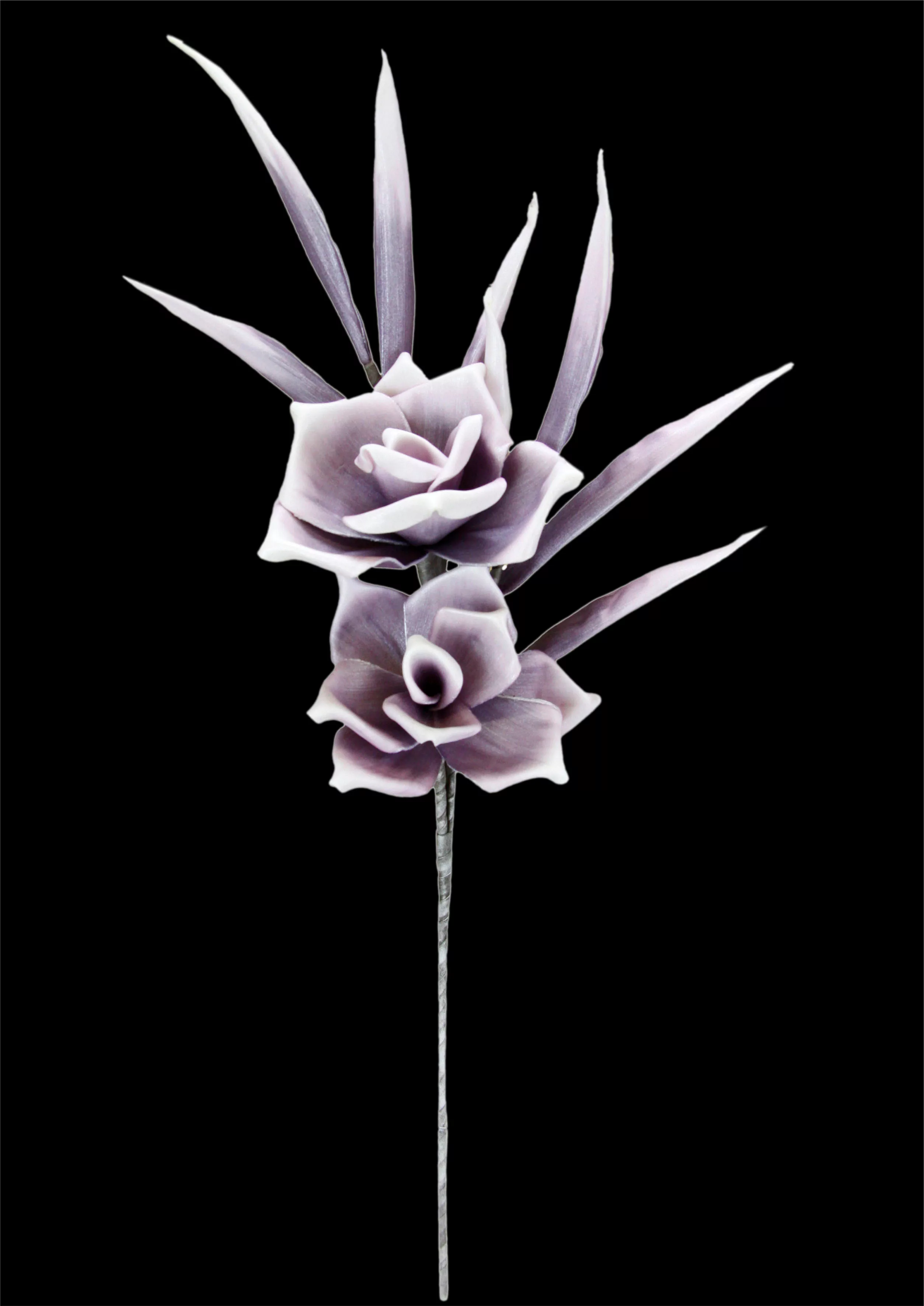 I.GE.A. Kunstblume "Softschaum-Rose", Rosenzweig günstig online kaufen