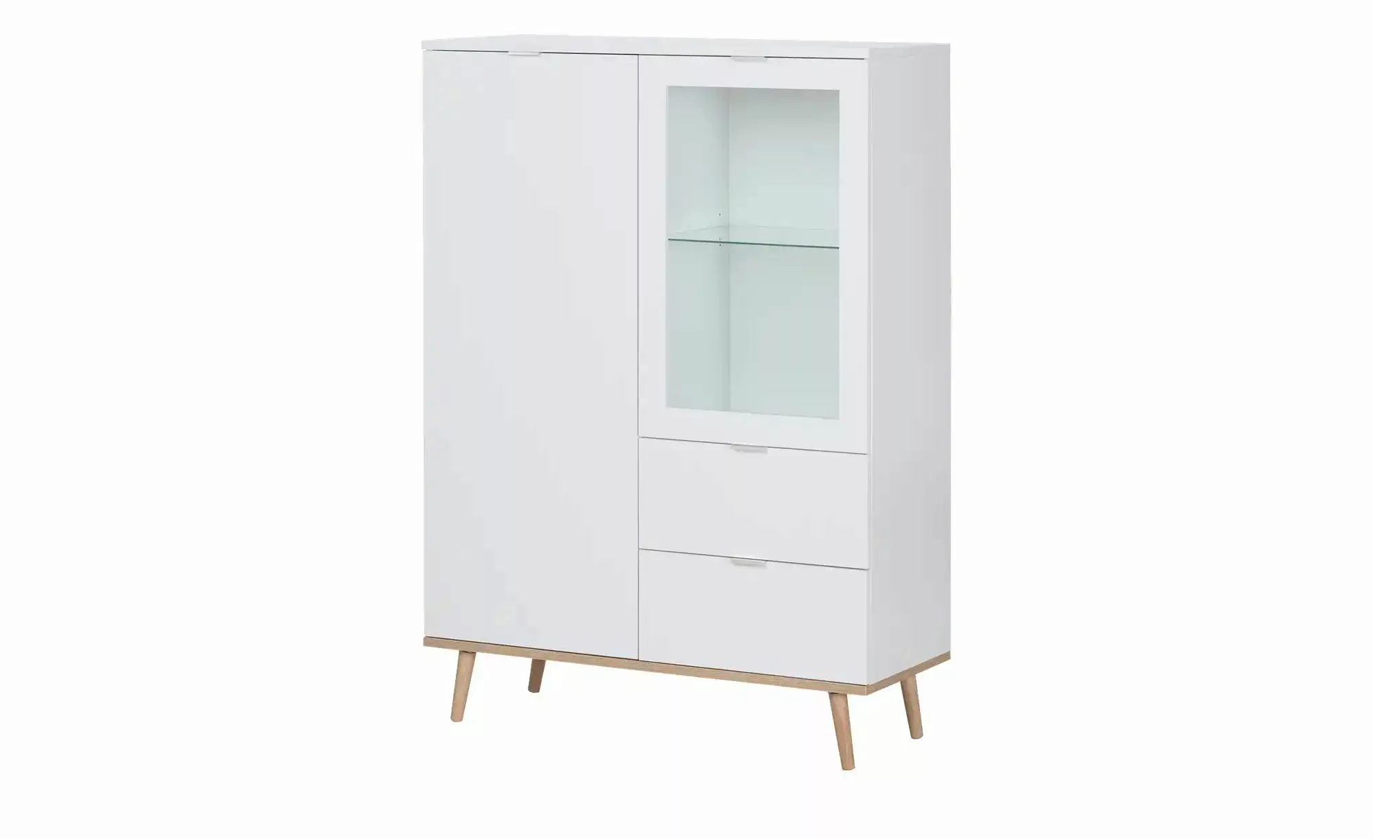 Highboard  Gallese ¦ weiß ¦ Maße (cm): B: 100 H: 140 T: 40.0 Kommoden & Sid günstig online kaufen