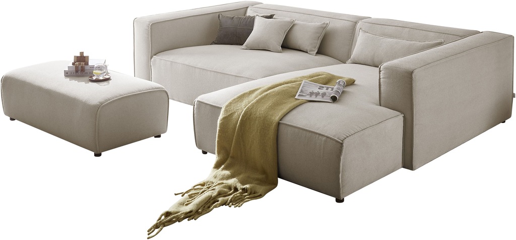 LeGer Home by Lena Gercke Polsterecke "PIARA XXL, L-Form mit Schlaffunktion günstig online kaufen