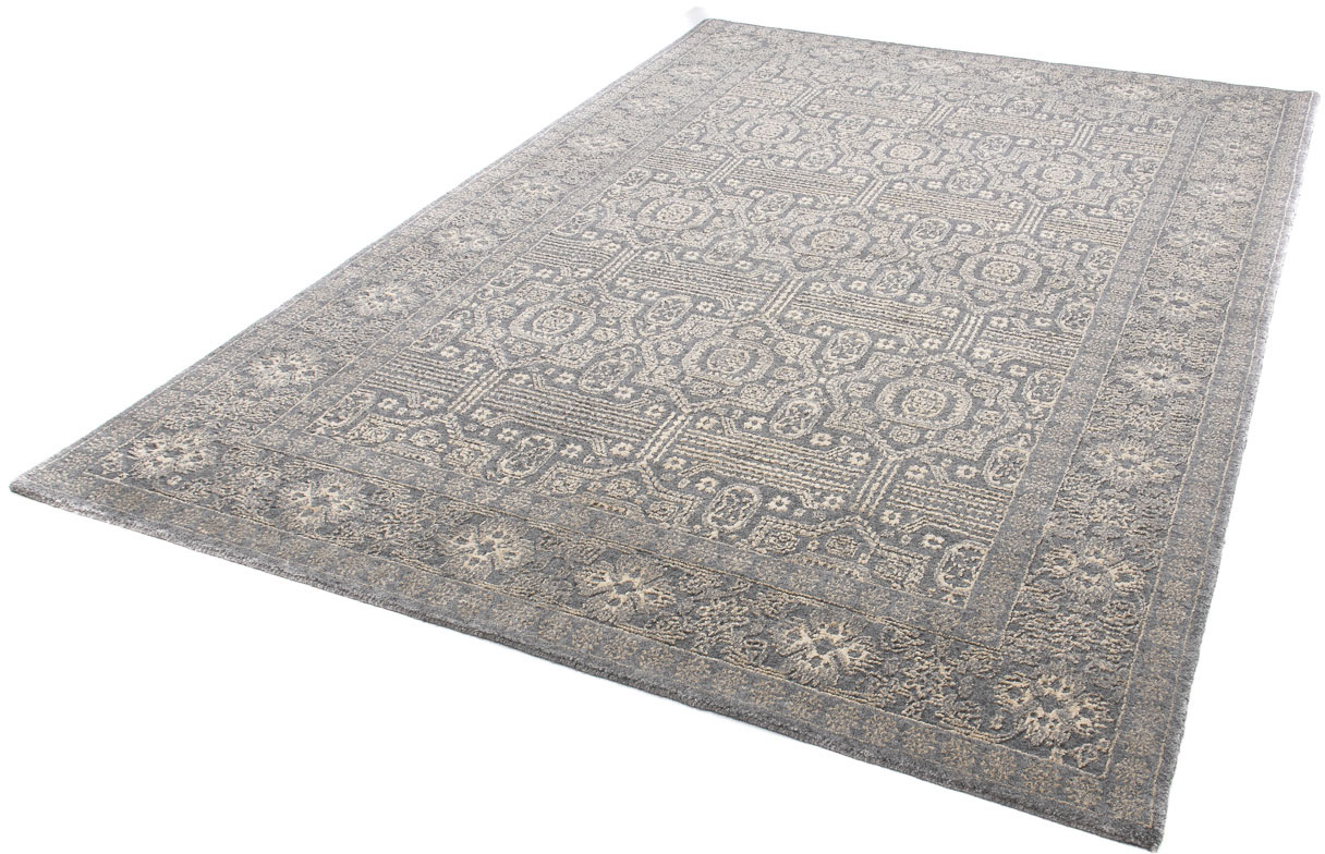 morgenland Designteppich »Designer - 242 x 162 cm - grau«, rechteckig, Wohn günstig online kaufen