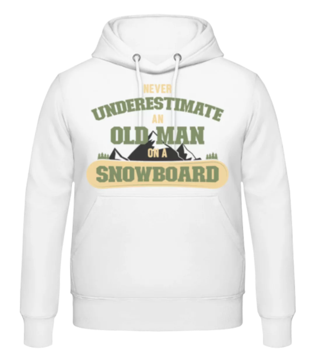 Never Underestimate An Old Man · Männer Hoodie günstig online kaufen