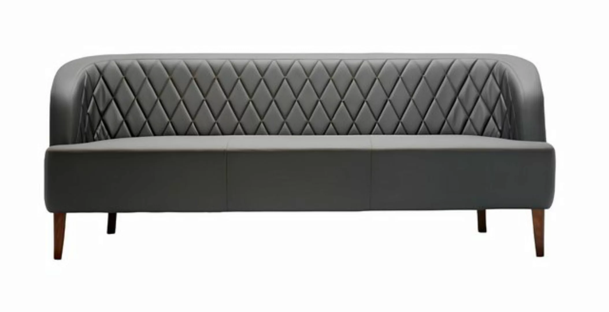 JVmoebel 3-Sitzer Sofa 3 Sitzer Leder Holz Modern Sofa Polster Couch Design günstig online kaufen