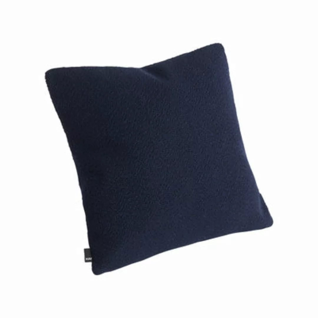 Kissen Texture textil blau / 50 x 50 cm - Hay - Blau günstig online kaufen
