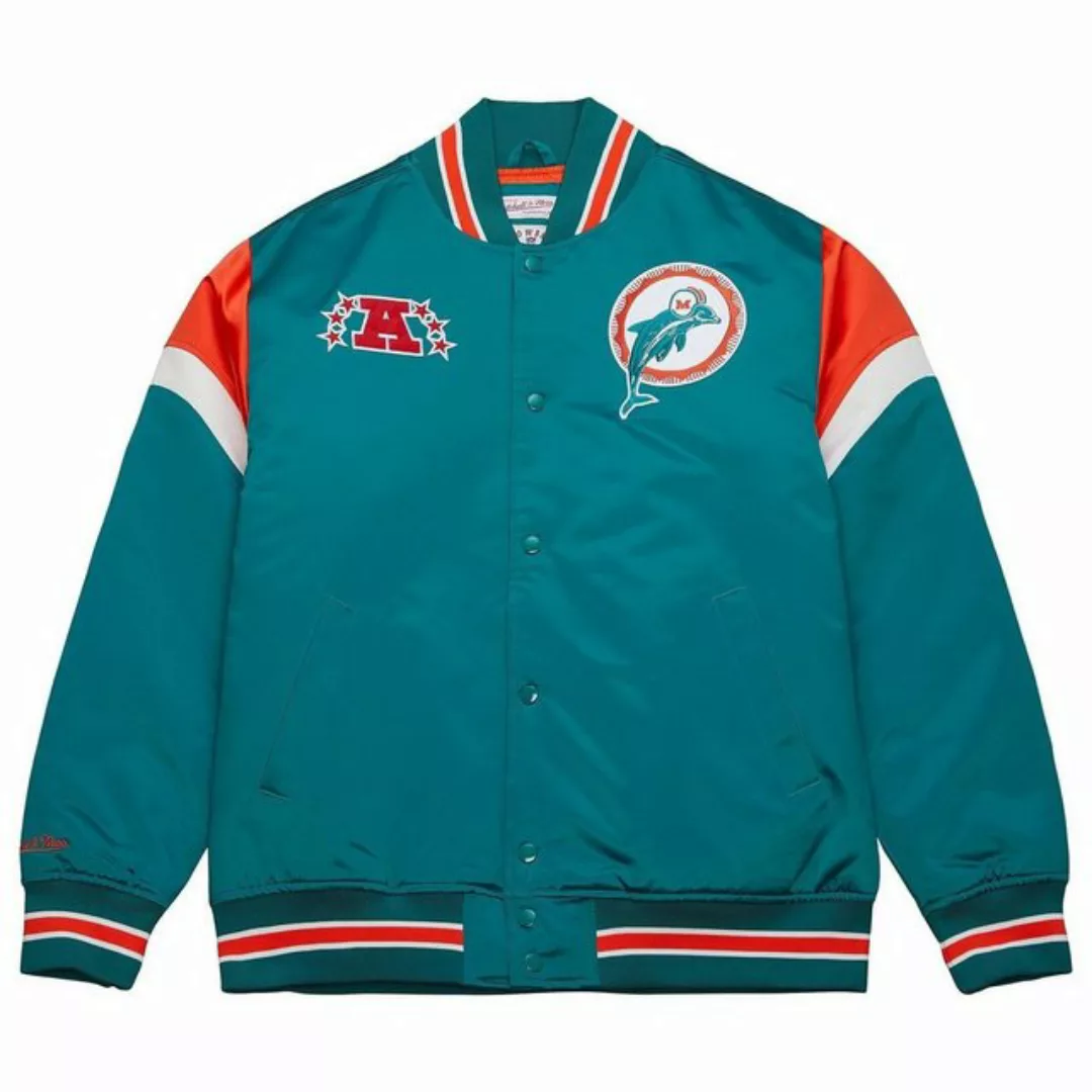 Mitchell & Ness Collegejacke Heavyweight Satin NFL Miami Dolphins günstig online kaufen