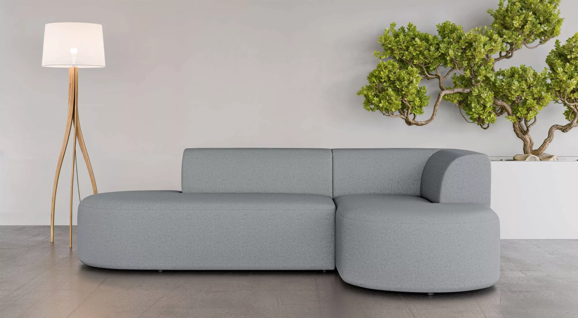 andas Ecksofa »Ecksofa Tvinne mit Ottomane links oder rechts bestellbar«, L günstig online kaufen