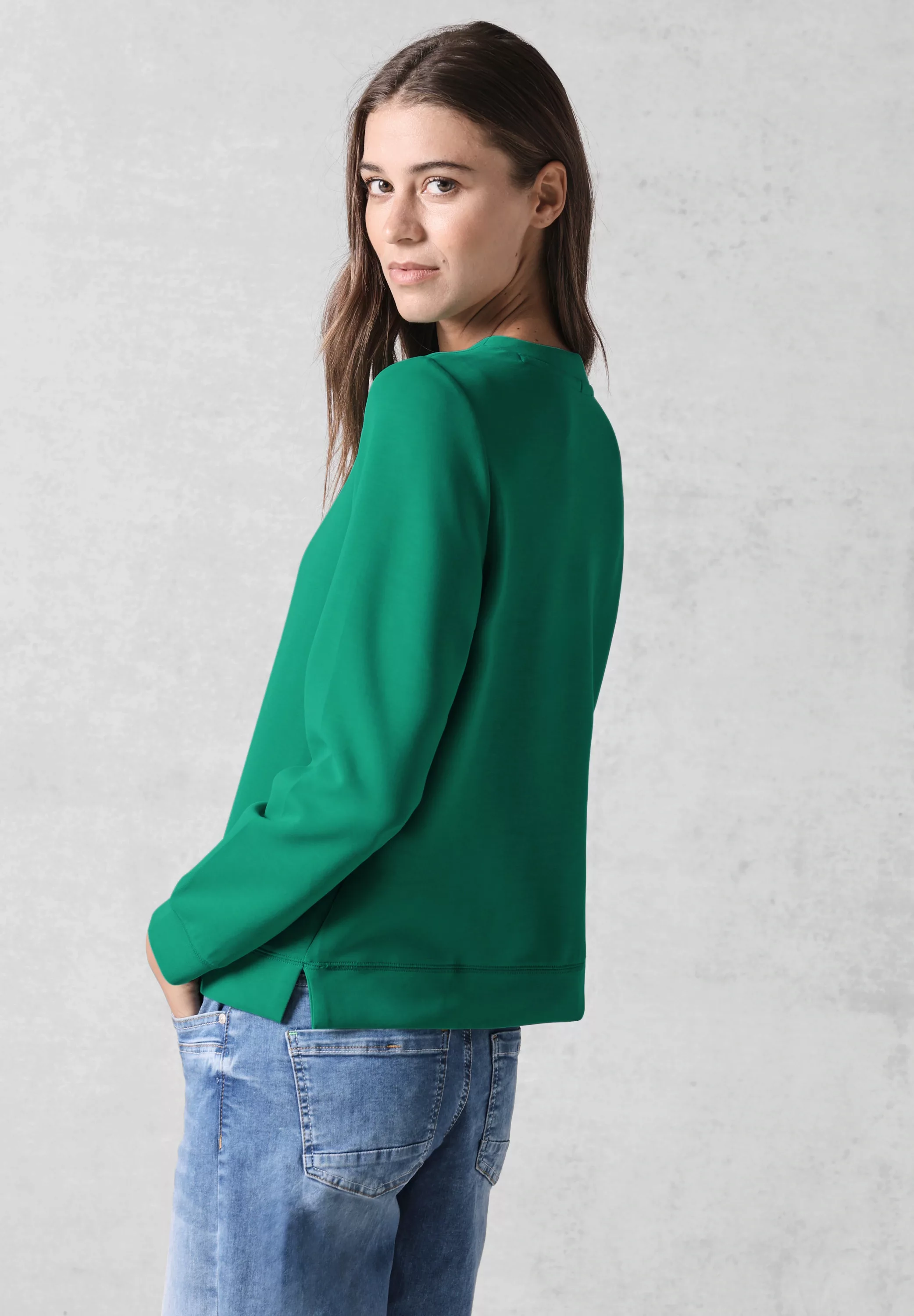 Cecil Sweatshirt, in Unifarbe günstig online kaufen