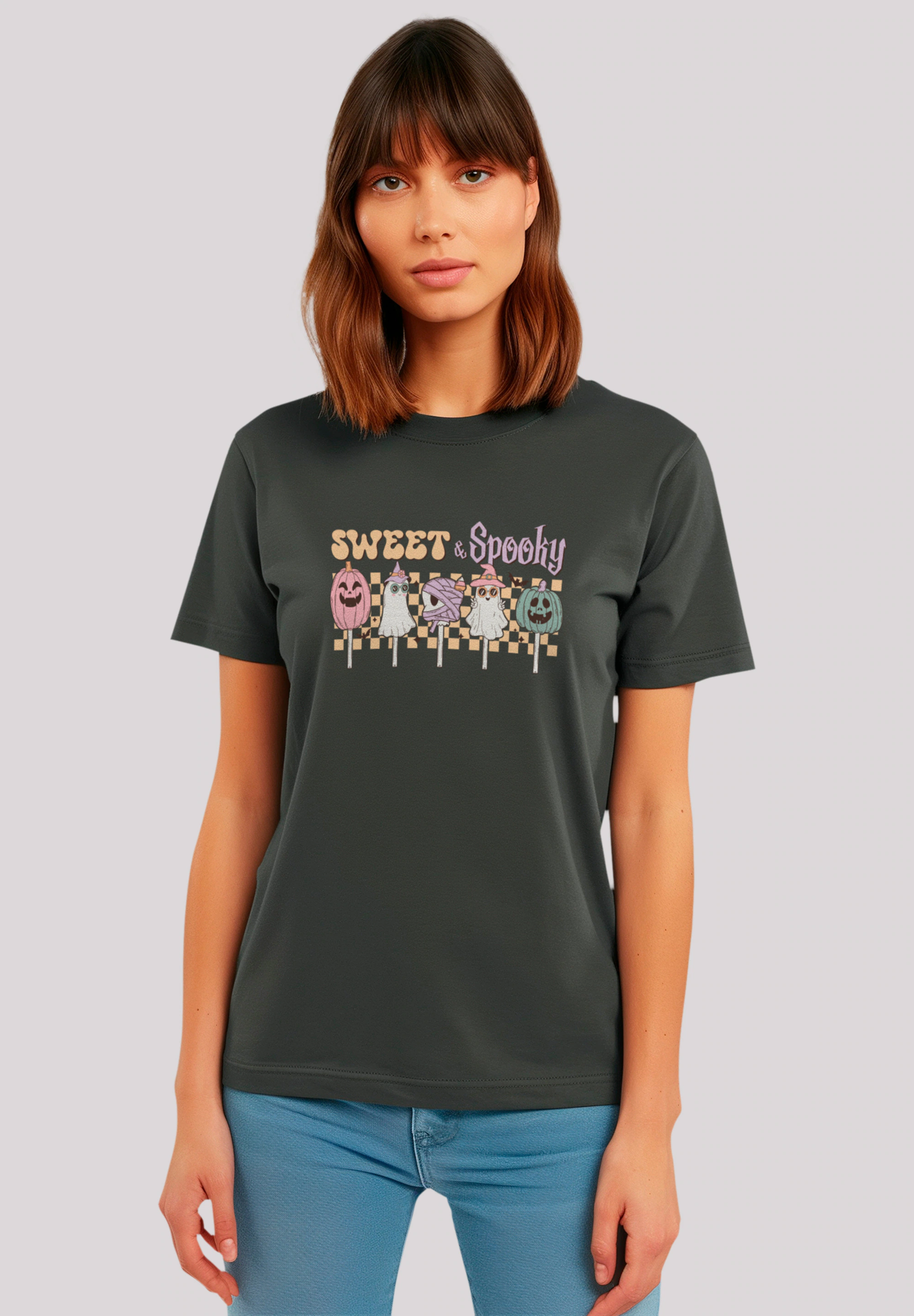 F4NT4STIC T-Shirt "Retro Halloween Sweet & Spooky", Premium Qualität, Hallo günstig online kaufen