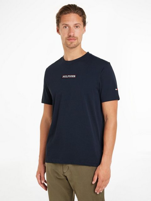 Tommy Hilfiger Kurzarmshirt GRAPHIC TEE mit Hilfiger Druck auf der Brust günstig online kaufen