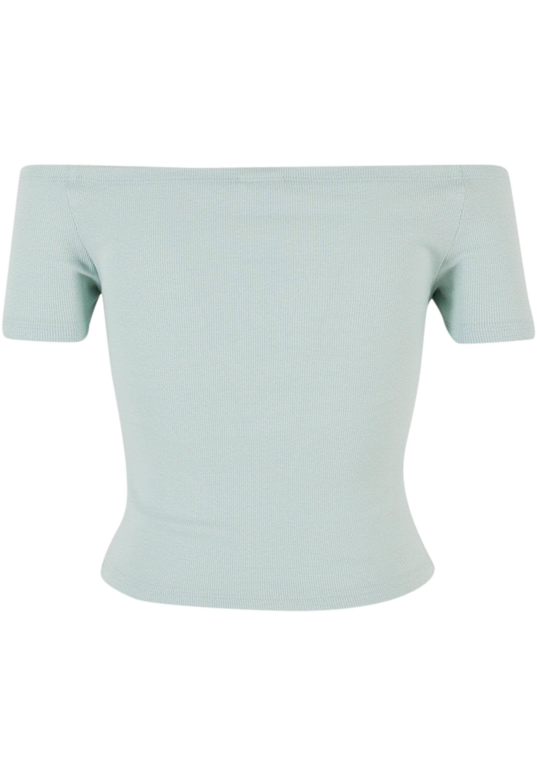 URBAN CLASSICS T-Shirt "Urban Classics Damen Ladies Organic Off Shoulder Ri günstig online kaufen