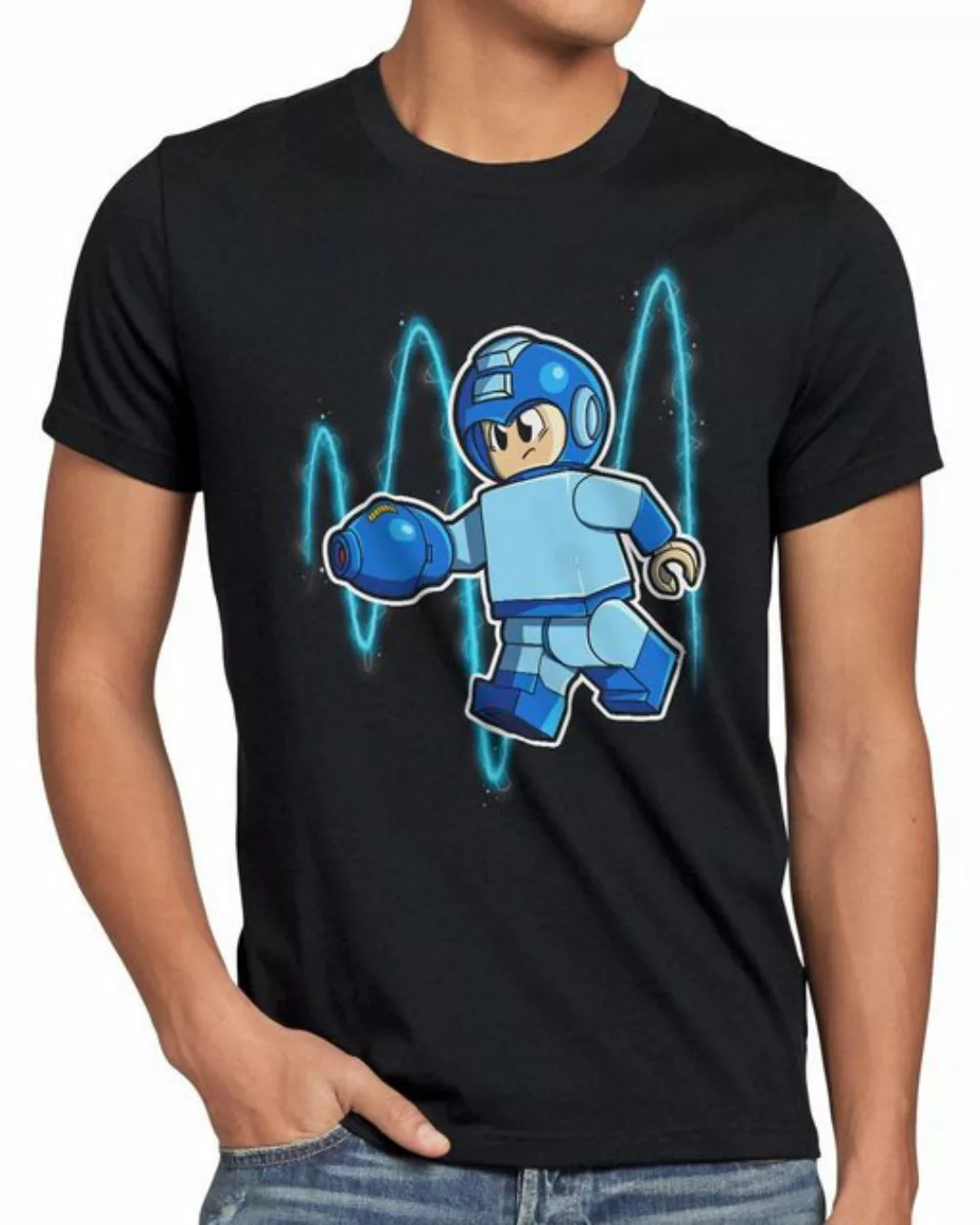 style3 T-Shirt Mega Mini videospiel man klemmbaustein nintendo switch günstig online kaufen