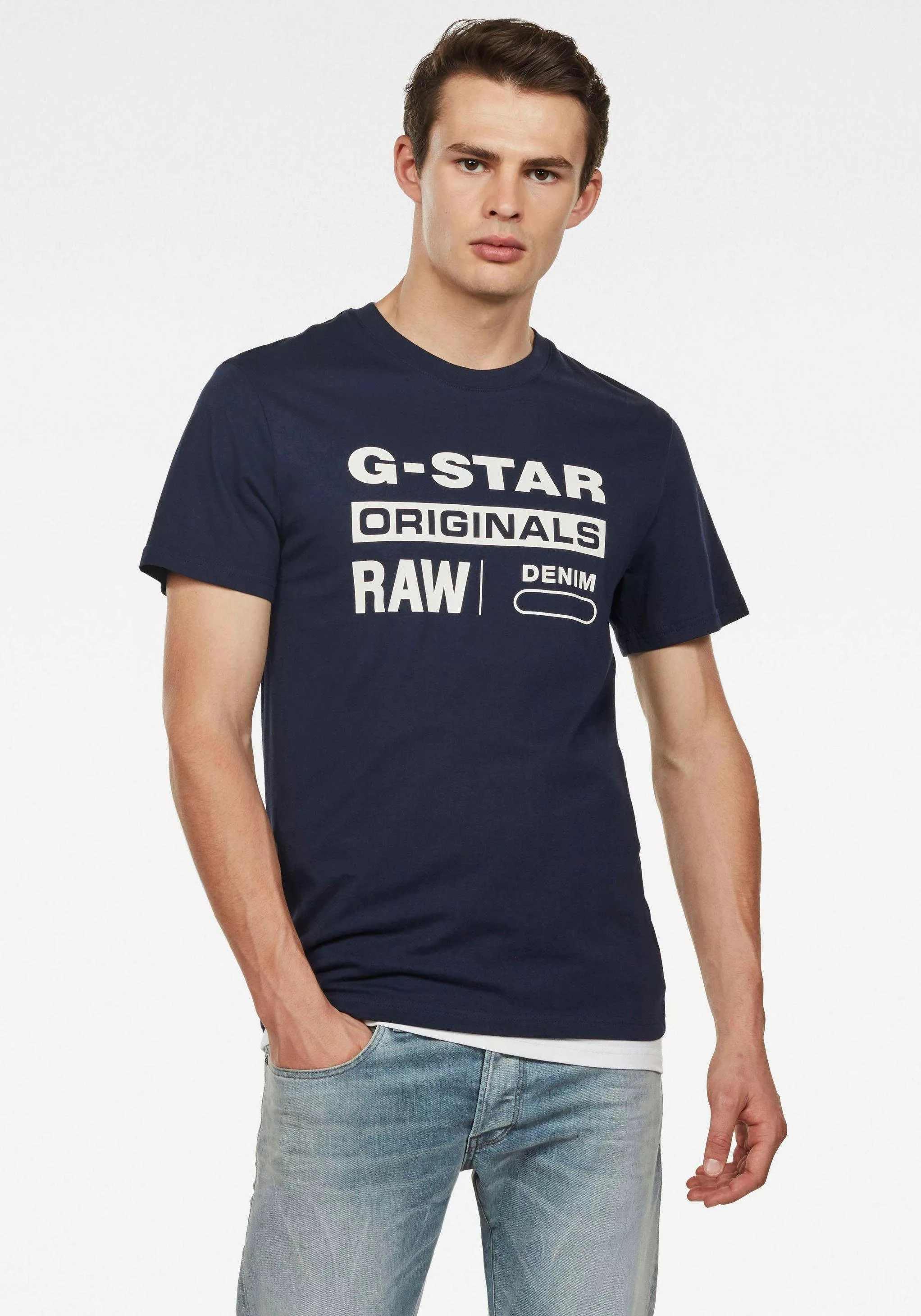 G-STAR Rundhalsshirt "Swando" günstig online kaufen