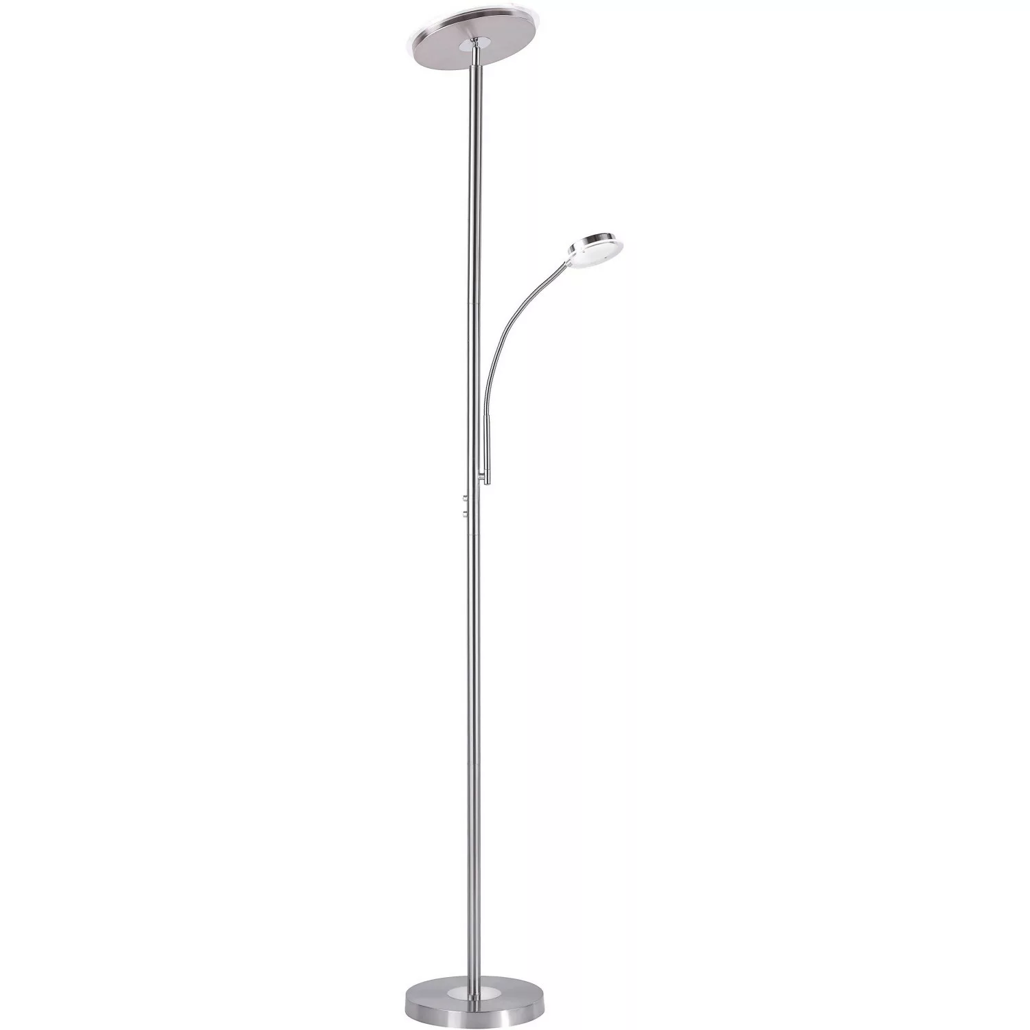 Just Light. LED-Stehleuchte Hans Stahl H: 183 - 193 cm günstig online kaufen