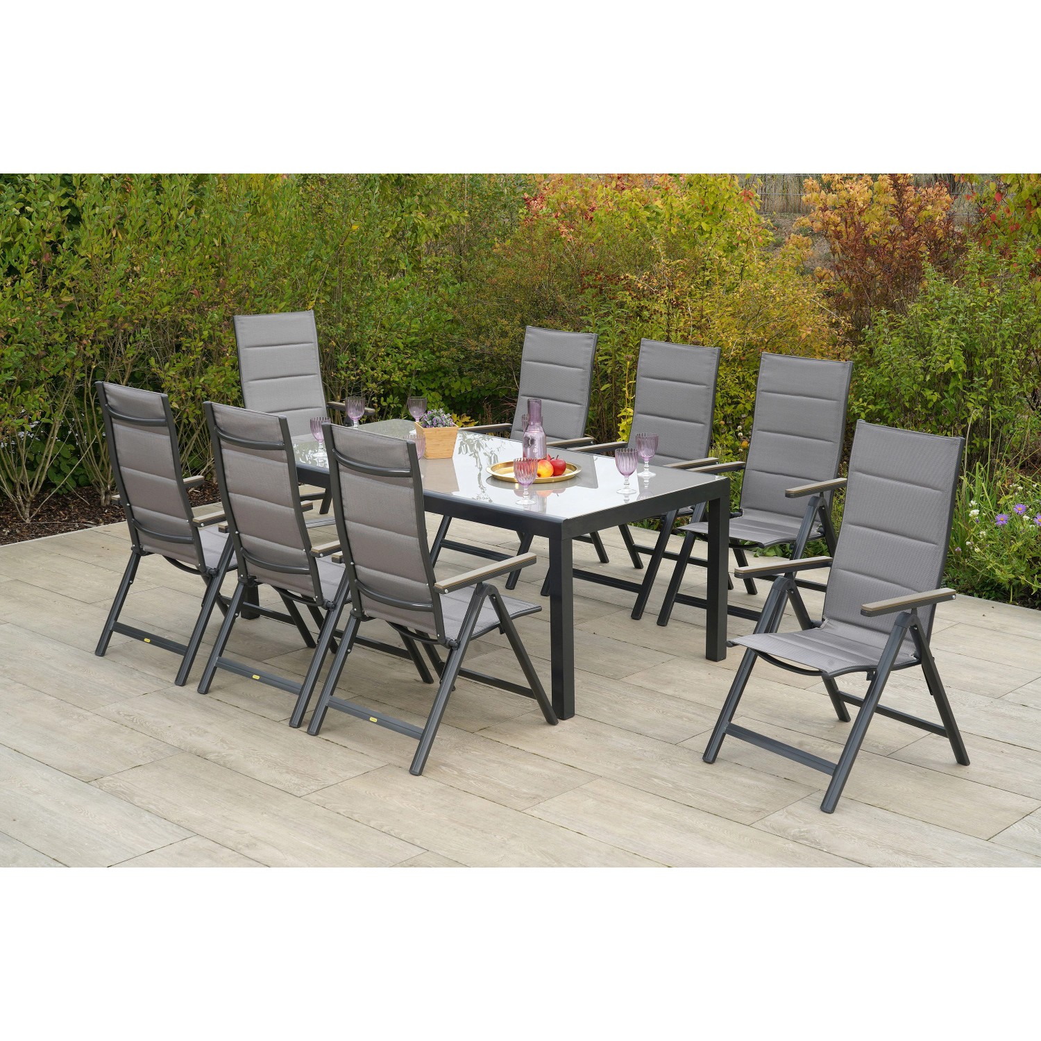Trivero Set 9tlg.Klappsessel günstig online kaufen