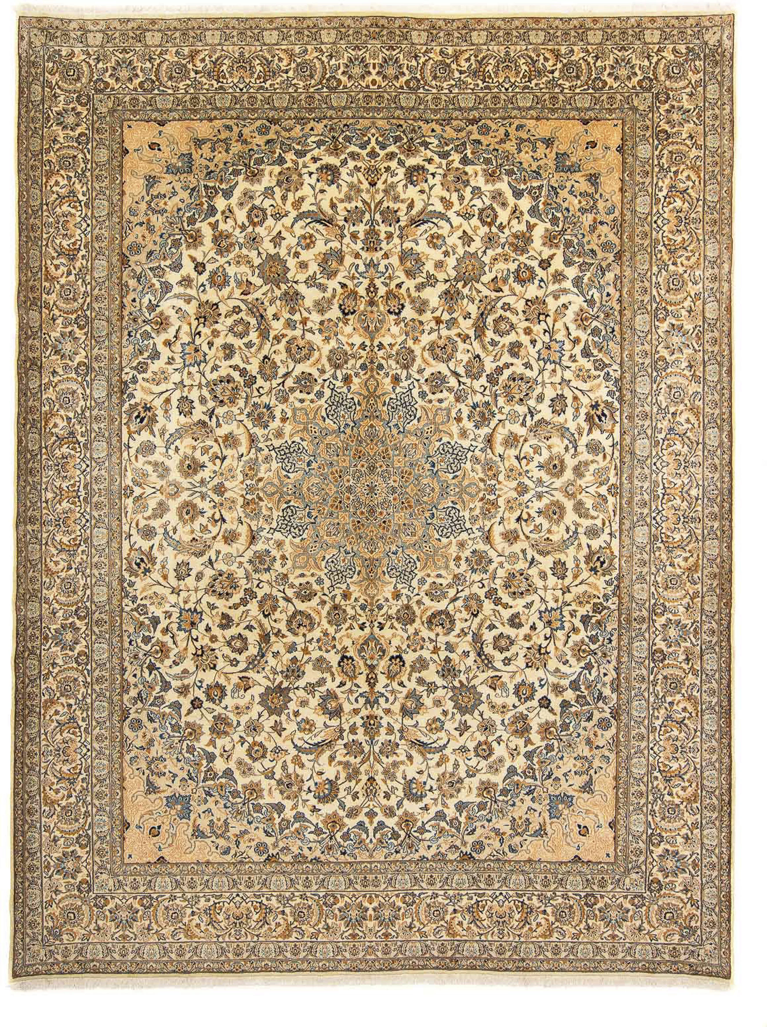 morgenland Teppich »Vintage - 396 x 308 cm - beige«, rechteckig, Wohnzimmer günstig online kaufen