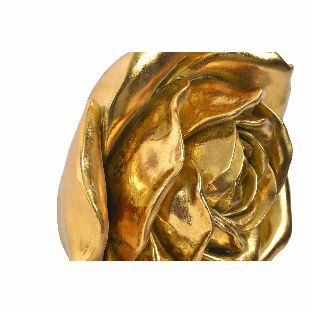 Wanddekoration Dkd Home Decor Blume Antiker Finish Golden Harz (18 X 8 X 18 günstig online kaufen