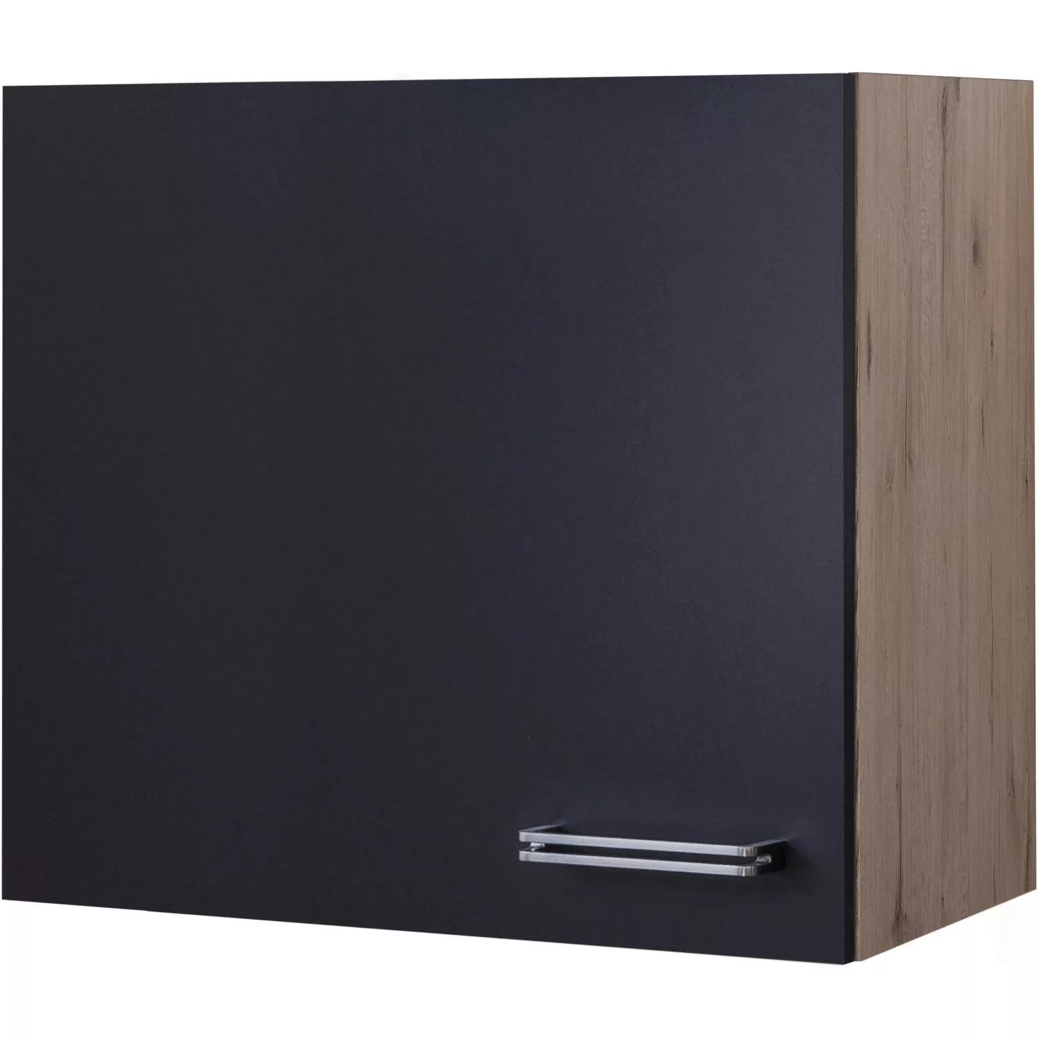 Flex-Well Exclusiv Hängeschrank Lara 60 cm Anthrazit-San Remo Eiche günstig online kaufen