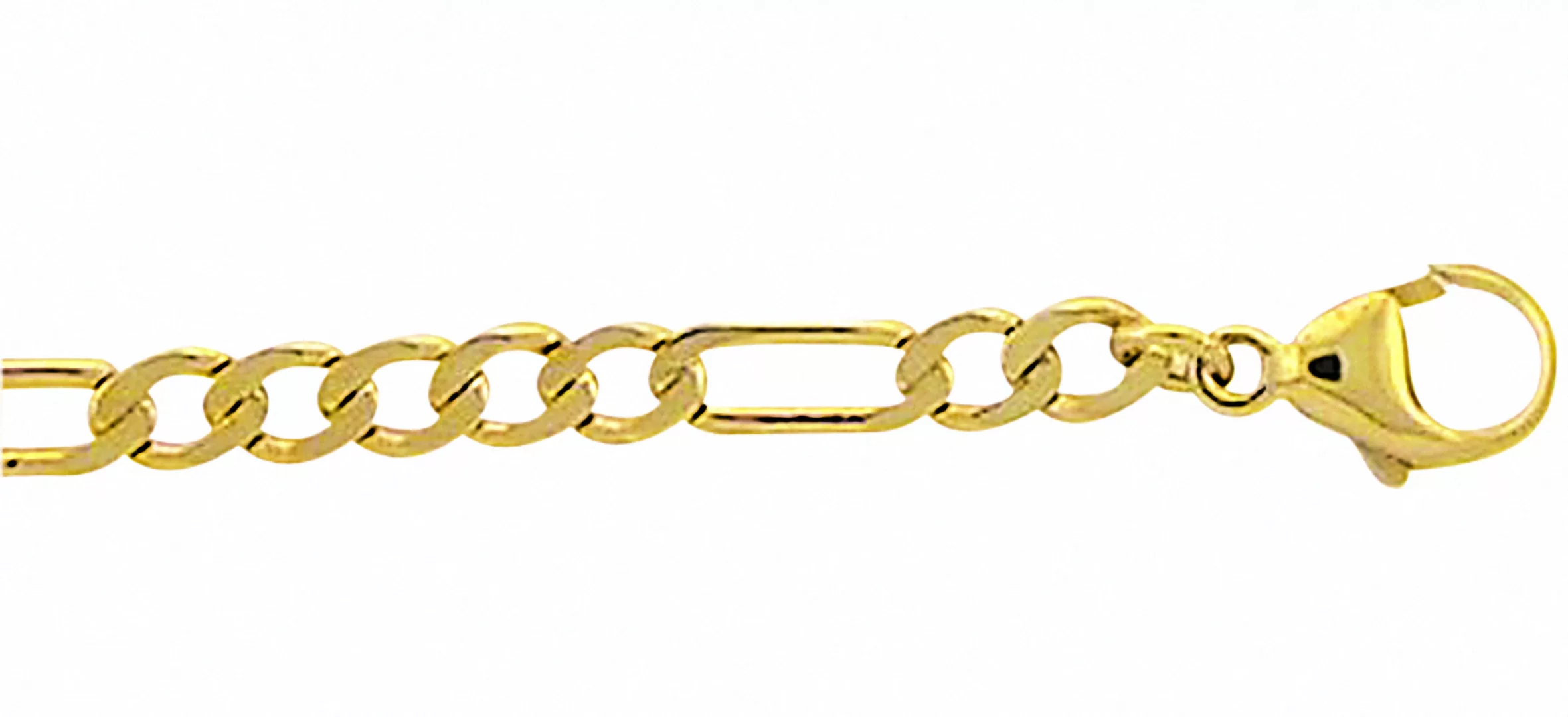Adelia´s Goldarmband "Damen Goldschmuck 333 Gold Figaro Armband 19 cm", 19 günstig online kaufen