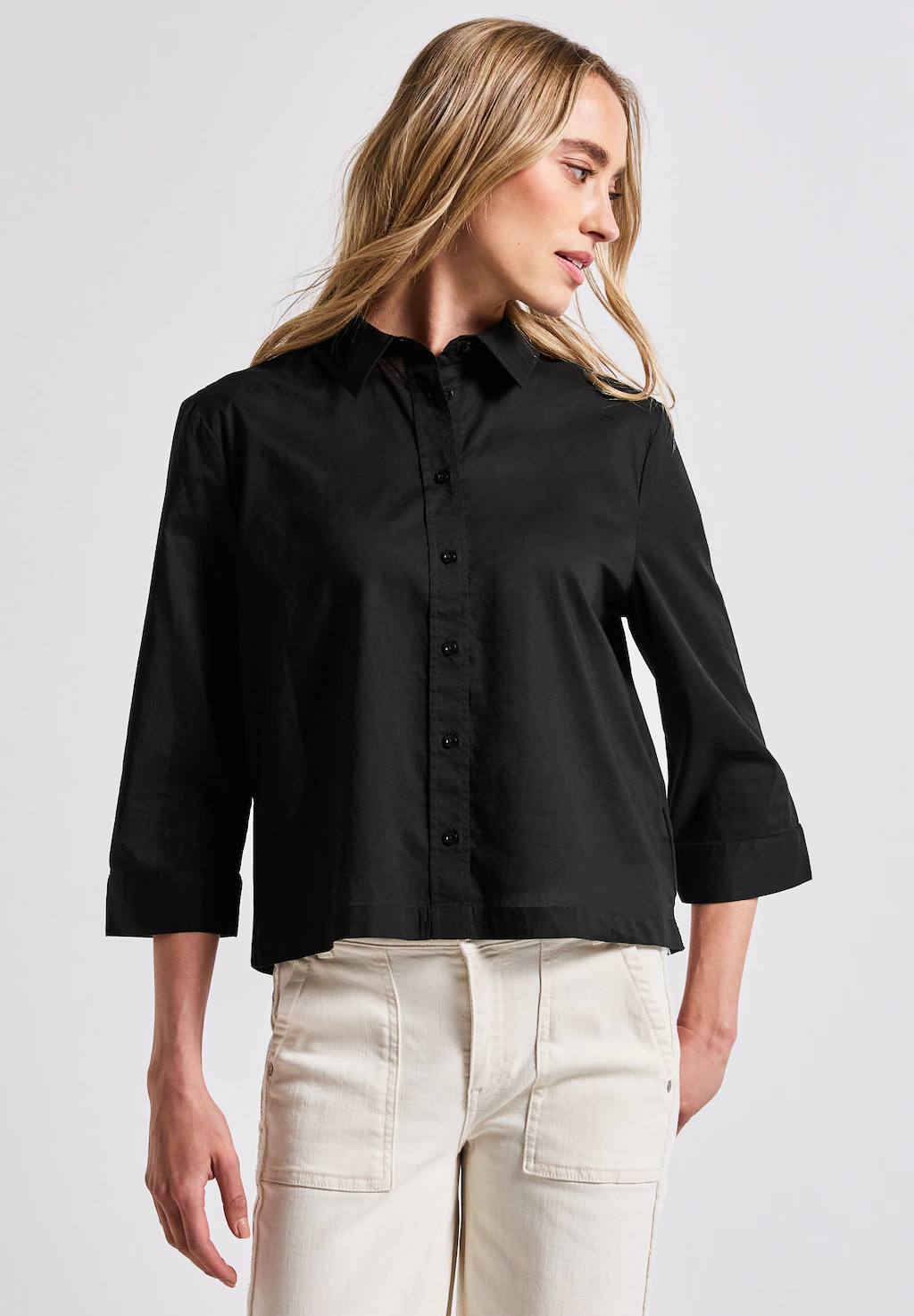STREET ONE Hemdbluse, mit 3/4 Ärmeln günstig online kaufen