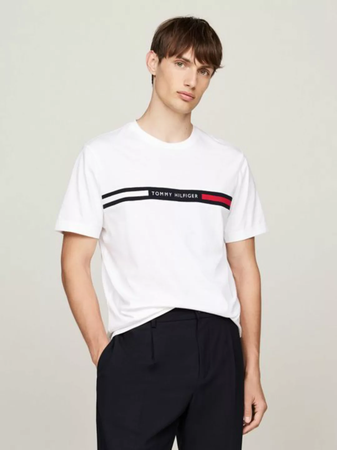 Tommy Hilfiger T-Shirt HILFIGER CHEST INSERT TEE günstig online kaufen