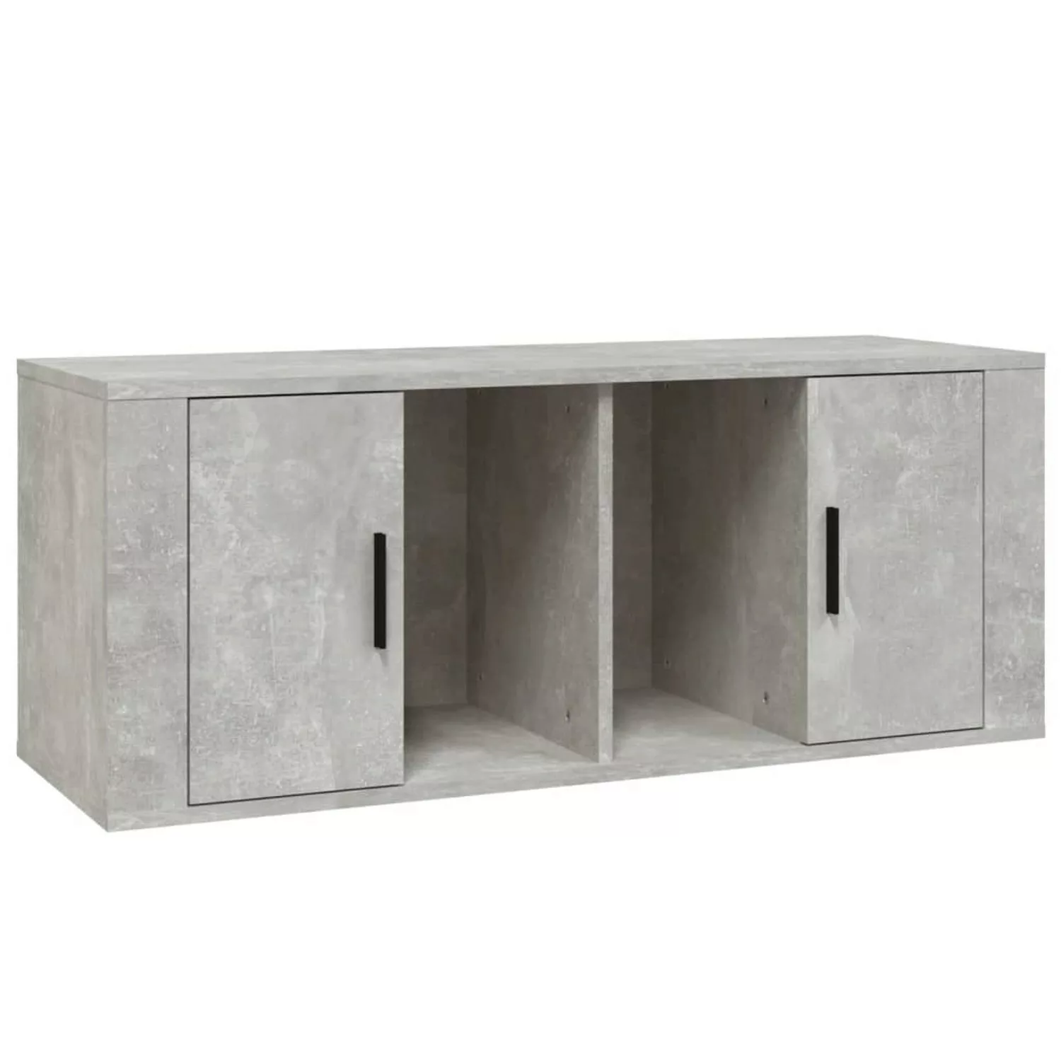 Vidaxl Tv-schrank Betongrau 100x35x40 Cm Holzwerkstoff günstig online kaufen