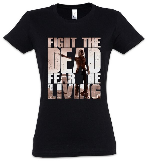 Urban Backwoods Print-Shirt Fight The Dead Fear The Living II Damen T-Shirt günstig online kaufen