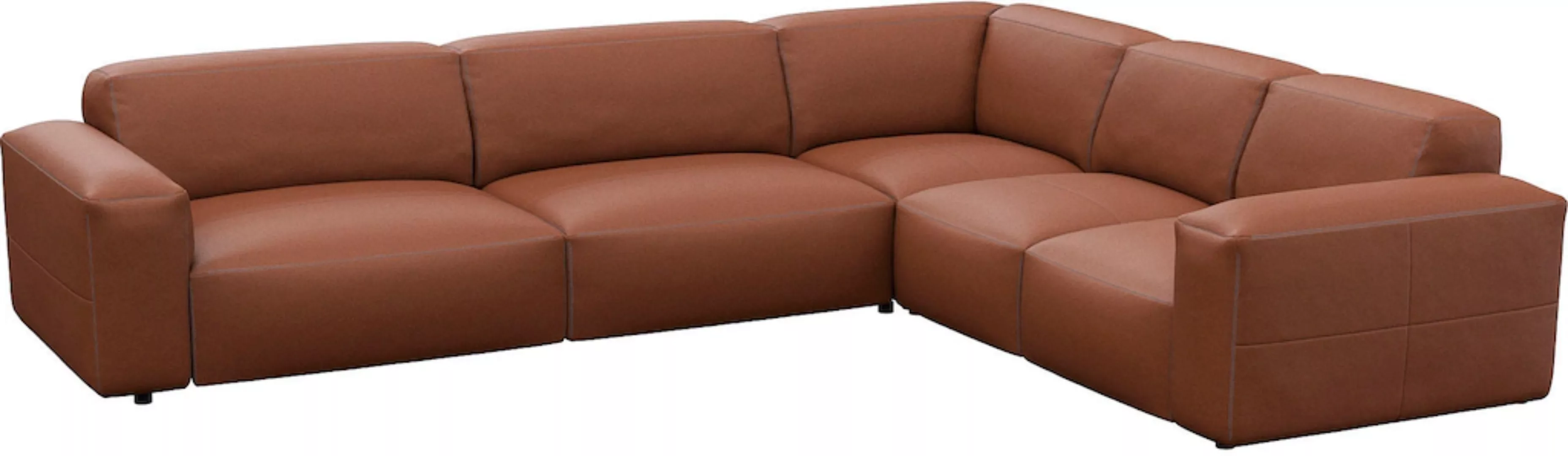 FLEXLUX Ecksofa »Lucera, super bequem durch hochwertigen Sitzaufbau mit Kal günstig online kaufen