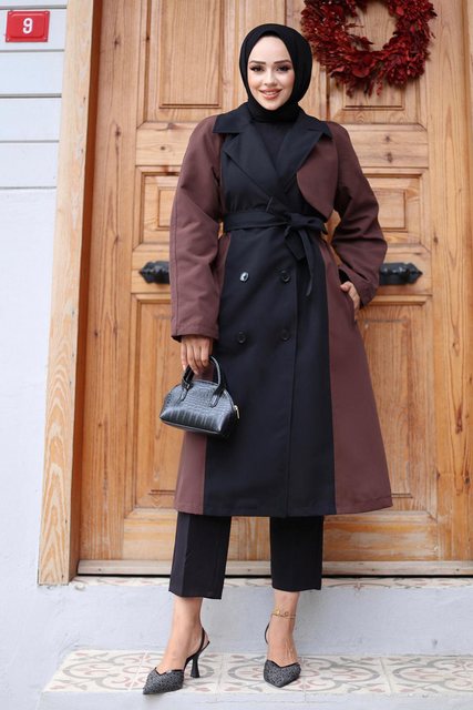 MİSSKAYLE Trenchcoat Vorderseitig verzierte Trenchcoat günstig online kaufen