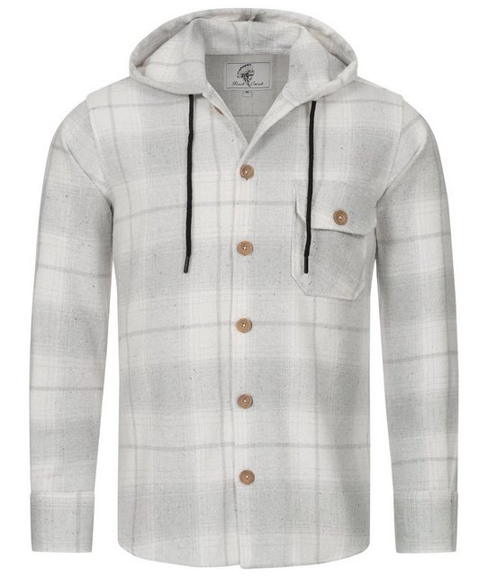 Rock Creek Flanellhemd Herren Hemd Flanellhemd mit Kapuze H-326 günstig online kaufen